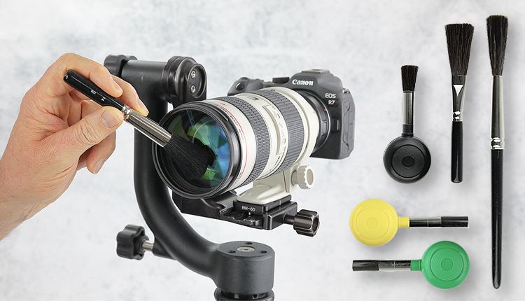 Fotopinsel - Objektivpinsel - Reinigungspinsel